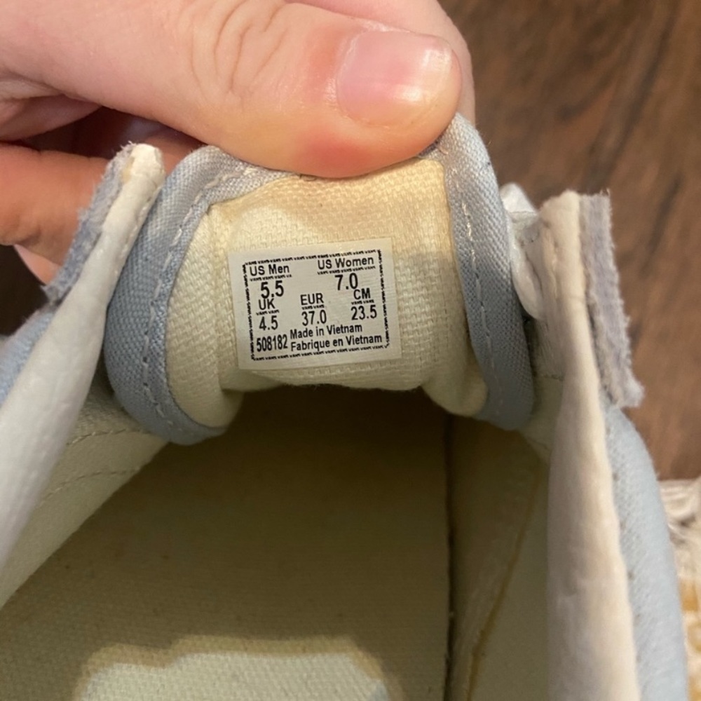 Baby blue vans